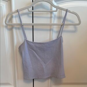 Lavender Ribbed Cami Top